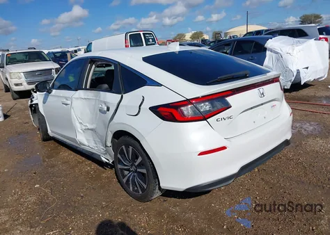 2022 Honda Civic Ex-L z USA, uszkodzony, nr VIN 19XFL1H7XNE005228